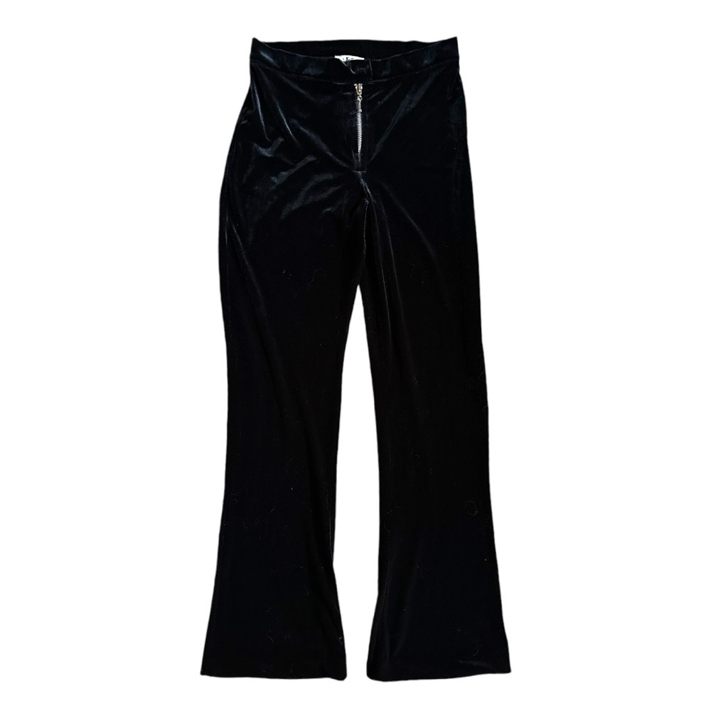 Vintage Luly K New York City Velvet Wide Leg Flare Pants Size Small
